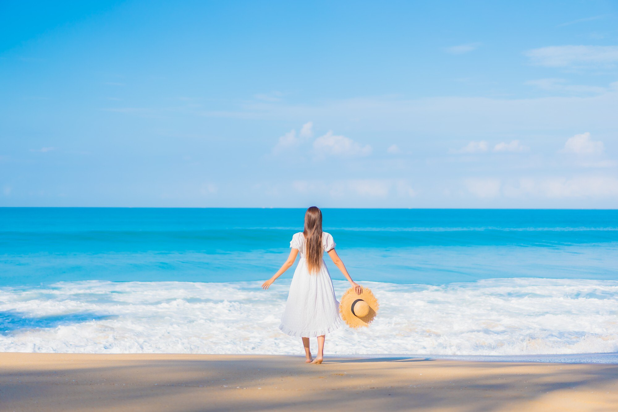 Woman at beach